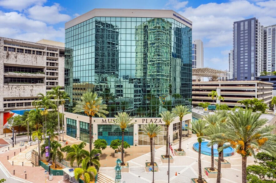 Exterior of Museum Plaza in downtown Fort Lauderdale